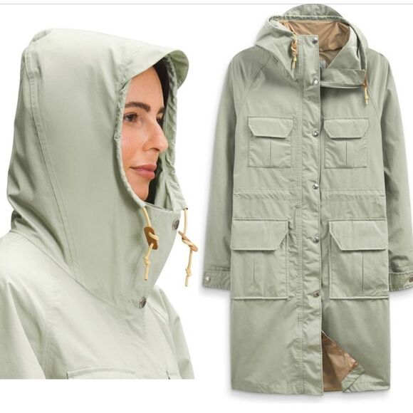 The North Face dryvent 76 mountain parka in tea green relaxed fit size large nwt - Picture 9 of 16